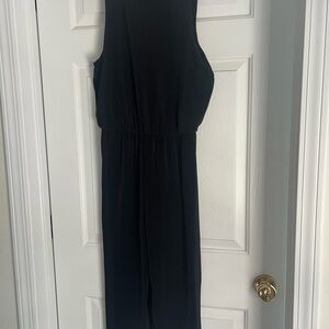 Black Sleeveless Jumpsuit